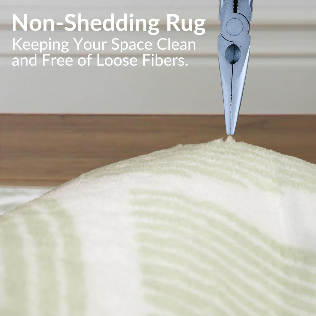 Zen Garden Area Rug - Ultra Soft Area Rug, Non Slip, Stain Resistant Living Room Rug, Washable Area Rugs for Living Room, Rugs for Bedroom