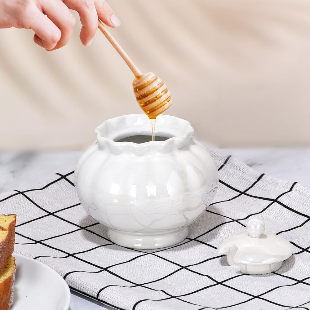 Porcelain Spice Bowl, 9oz Sugar Jar