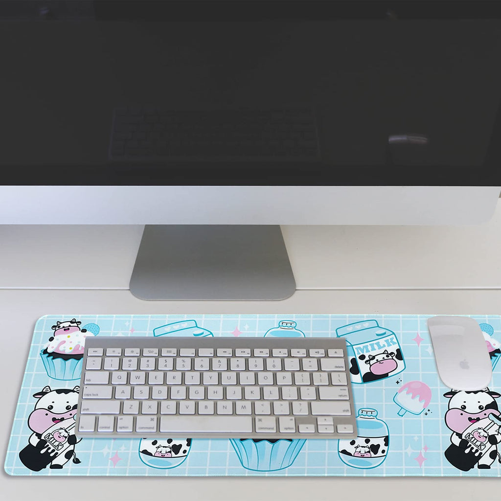 Kawaii Gaming Mouse Pad for Desk, Extended Large 31.5 X 11.8 Inch
