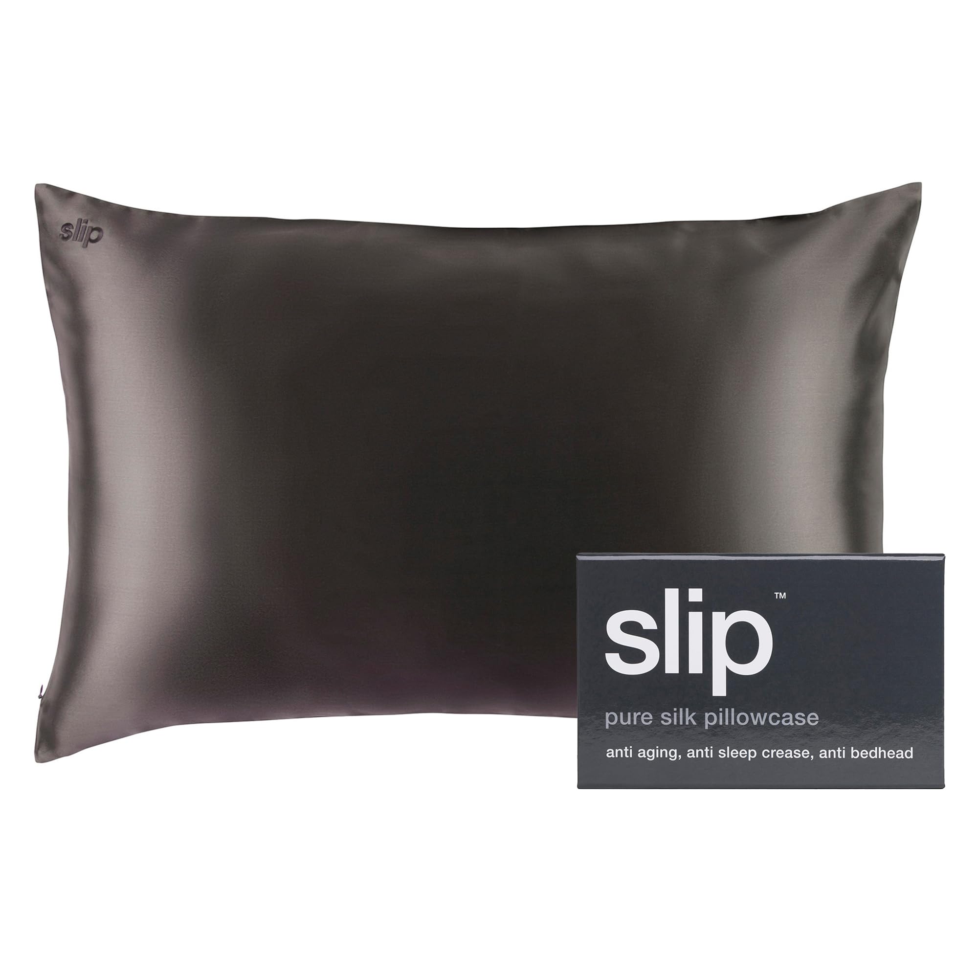 Pure Silk Pillow Case with Scalloped Edge - 100% Pure 22 Momme Mulberry Silk - Queen Size Standard Pillow Case - Anti-Aging, Anti-BedHead, Anti-Sleep Crease, Sunshade (20" x 30")