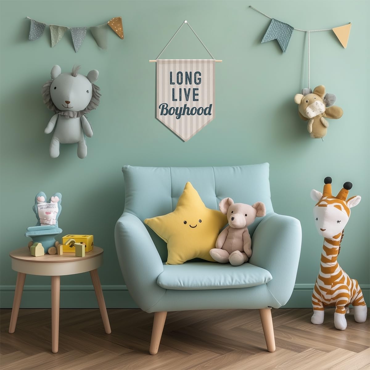 Preppy Positive Affirmations Wall Hanging Pennant Flag â€?Aesthetic Decor for Classroom, Bedroom, or Home