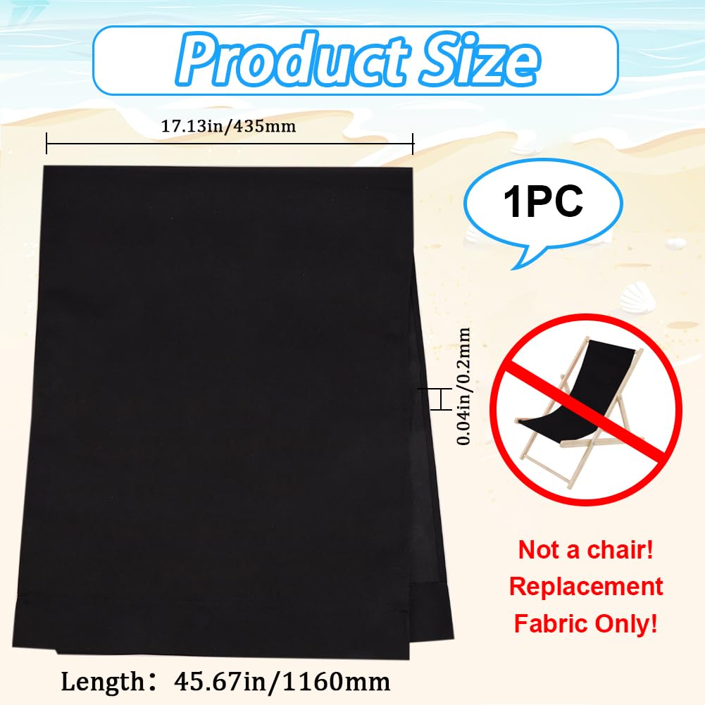 Cute 1pcs Beach Sling Chair Replacement Lawn Chair Webbing Chair Oxford Cloth 435 * 1165mm Outdoor Patio Foldable Chaise Lounge Chair Fabric