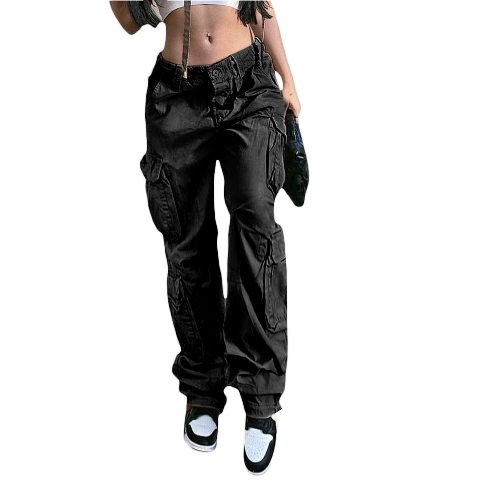 Women's Y2K High-Waisted Boyfriend Jeans â€?Streetwear Denim Pants