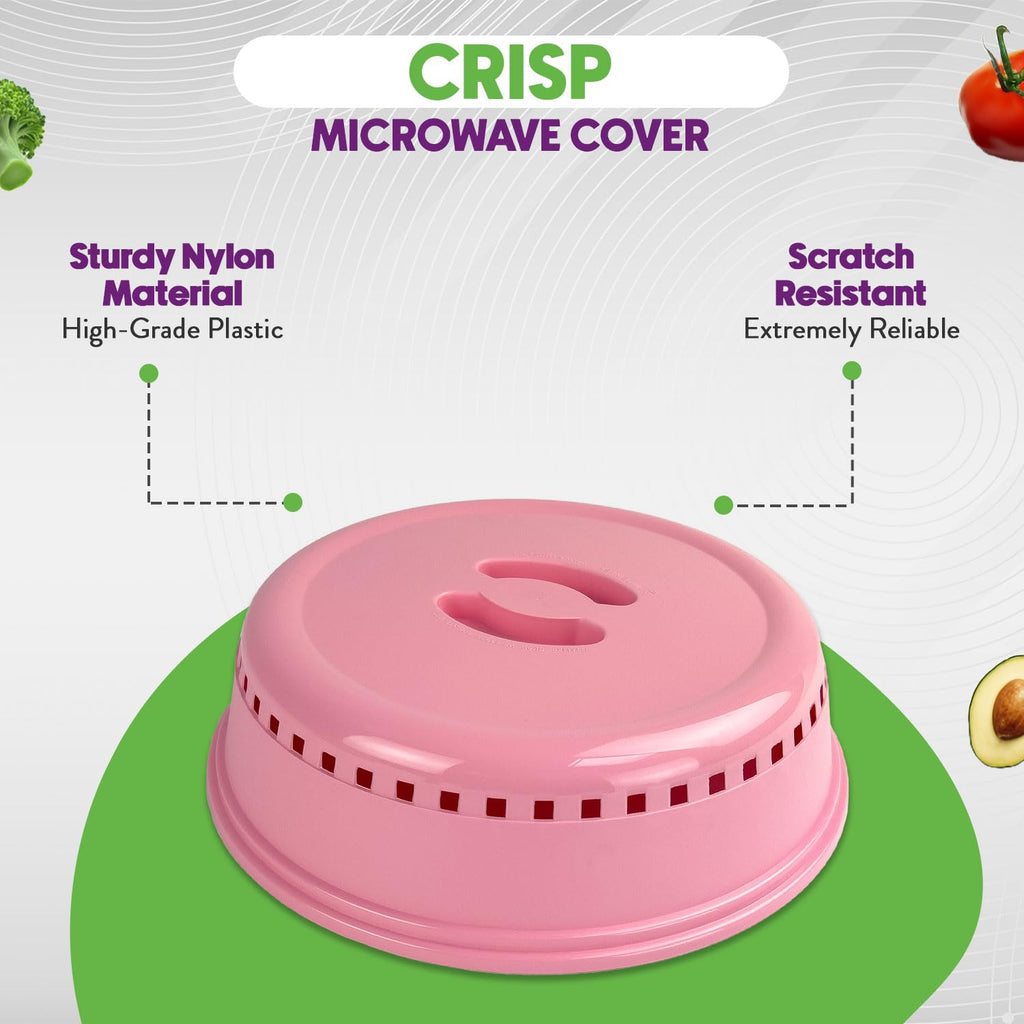 Crisp Pink Microwave Splatter Cover