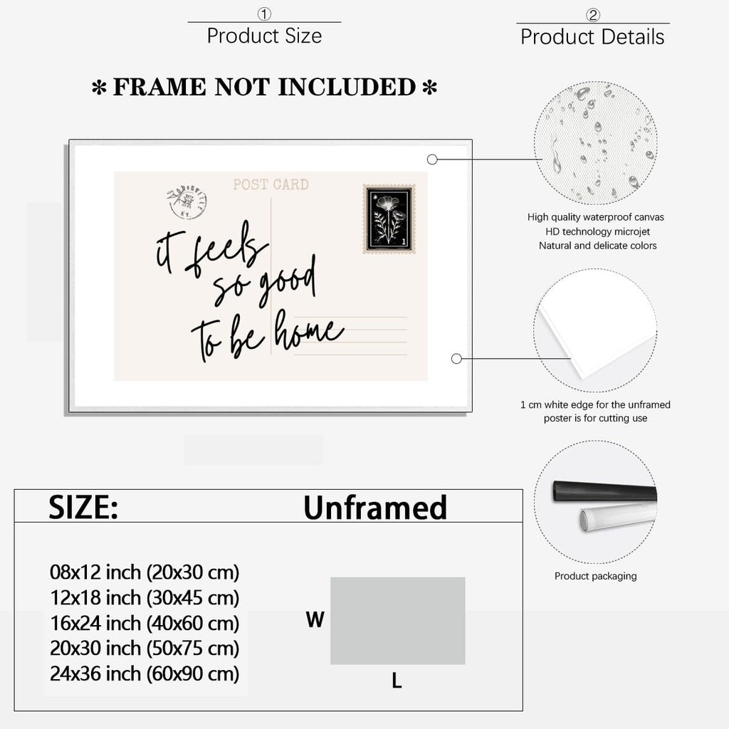 Wall Art Trendy Fun Quote Art Canvas Prints Aesthetic