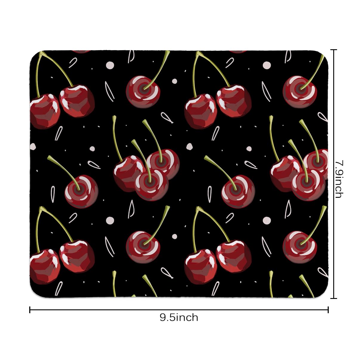 Coquette Bow Mouse Pad, Trendy Mouse Pad, Preppy Cute Mouse Pad for Desk Home Office & Gaming, 9.5x7.9 inches