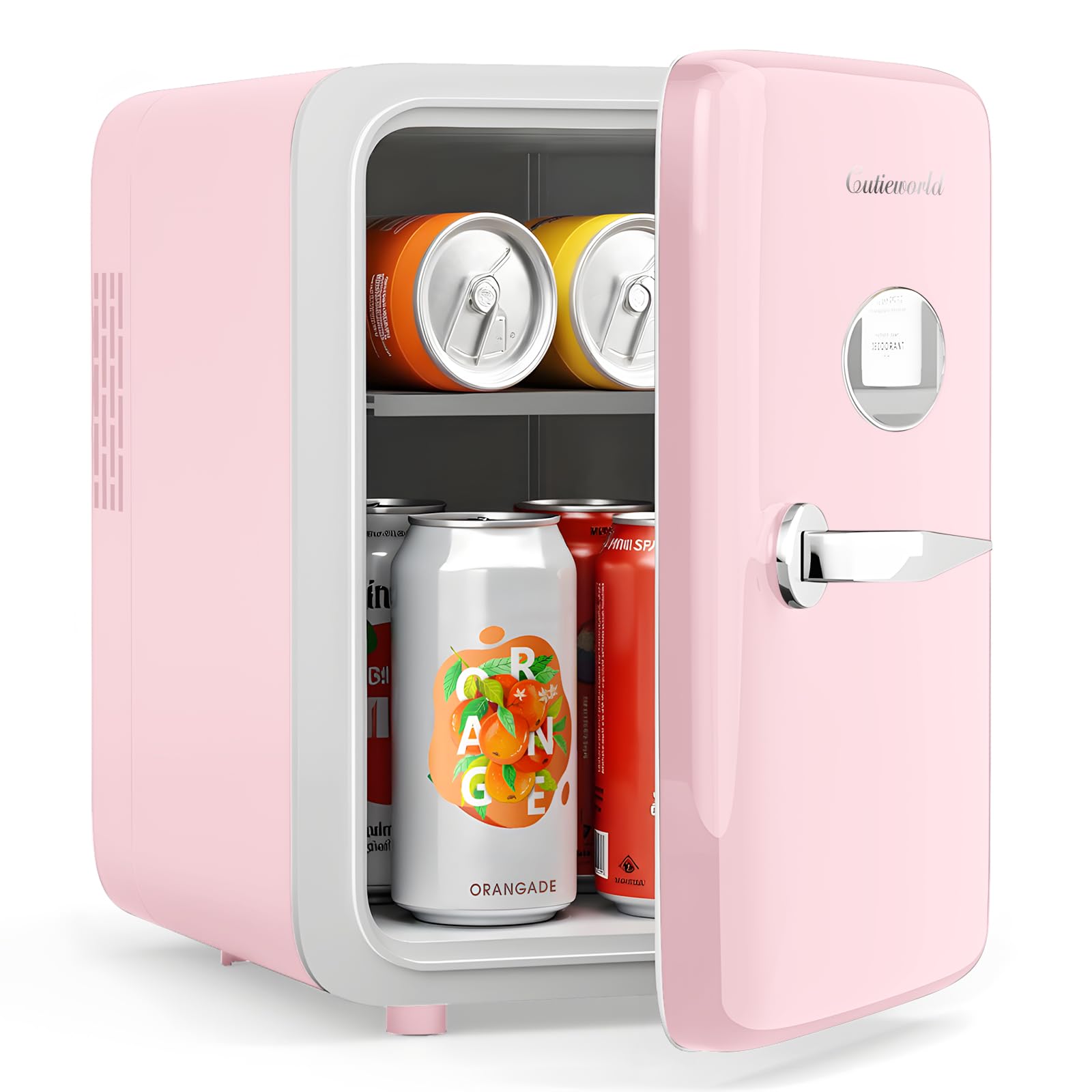 Skincare Fridge - Makeup Fridge for Refrigerating Skincare and Food, Mini Fridge Cooler and Warmer