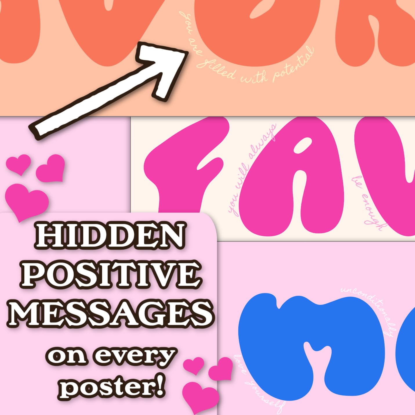 Positive Affirmation 3 Posters - Preppy Coastal Cowgirl Poster