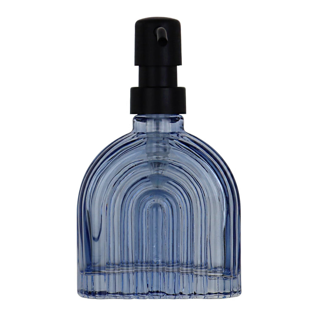 Glass Soap Dispenser Bathroom, 9 Oz Kitchen Soap Dispenser, Refillable Liquid Modern Soap Dispenser for Hand Soap, Lotion Dispensers Bottle