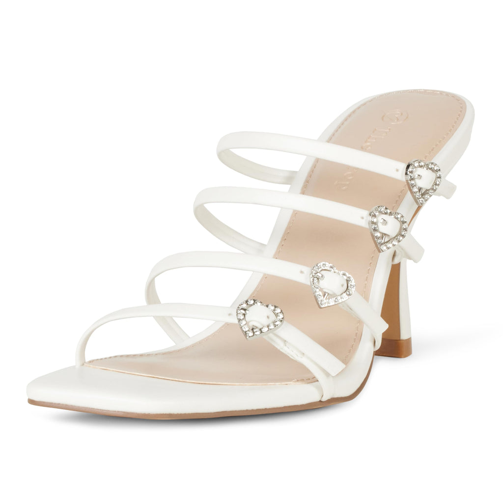 The Drop Women's Naomi Strappy Buckle Heeled Sandal