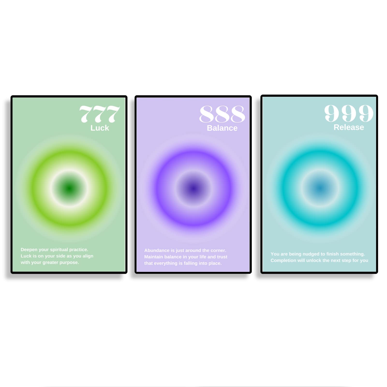 Colorful Aura Poster Energy Wall Art Minimalist Print Aesthetic Wall Decor Posters, No Frame