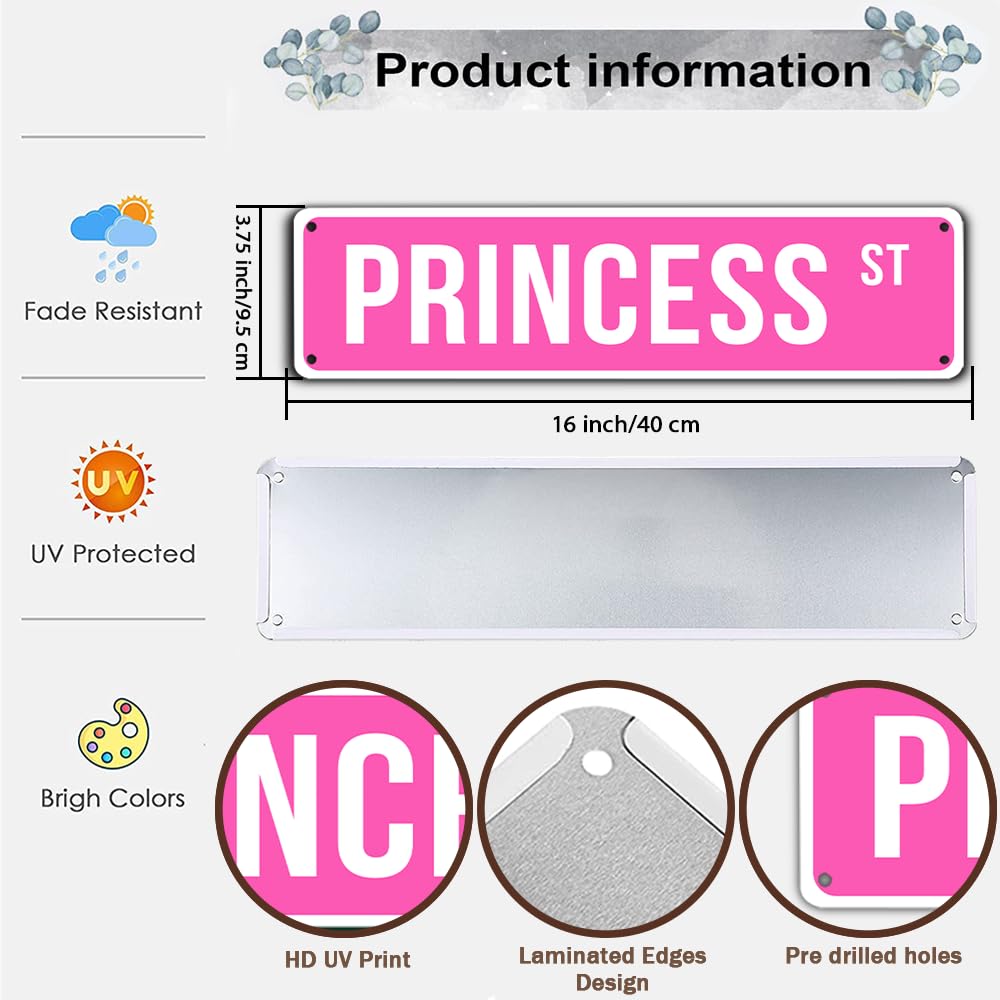 Retro Pink Metal Sign â€?Bold Decor for Home, Bar & Dorm (16x4)