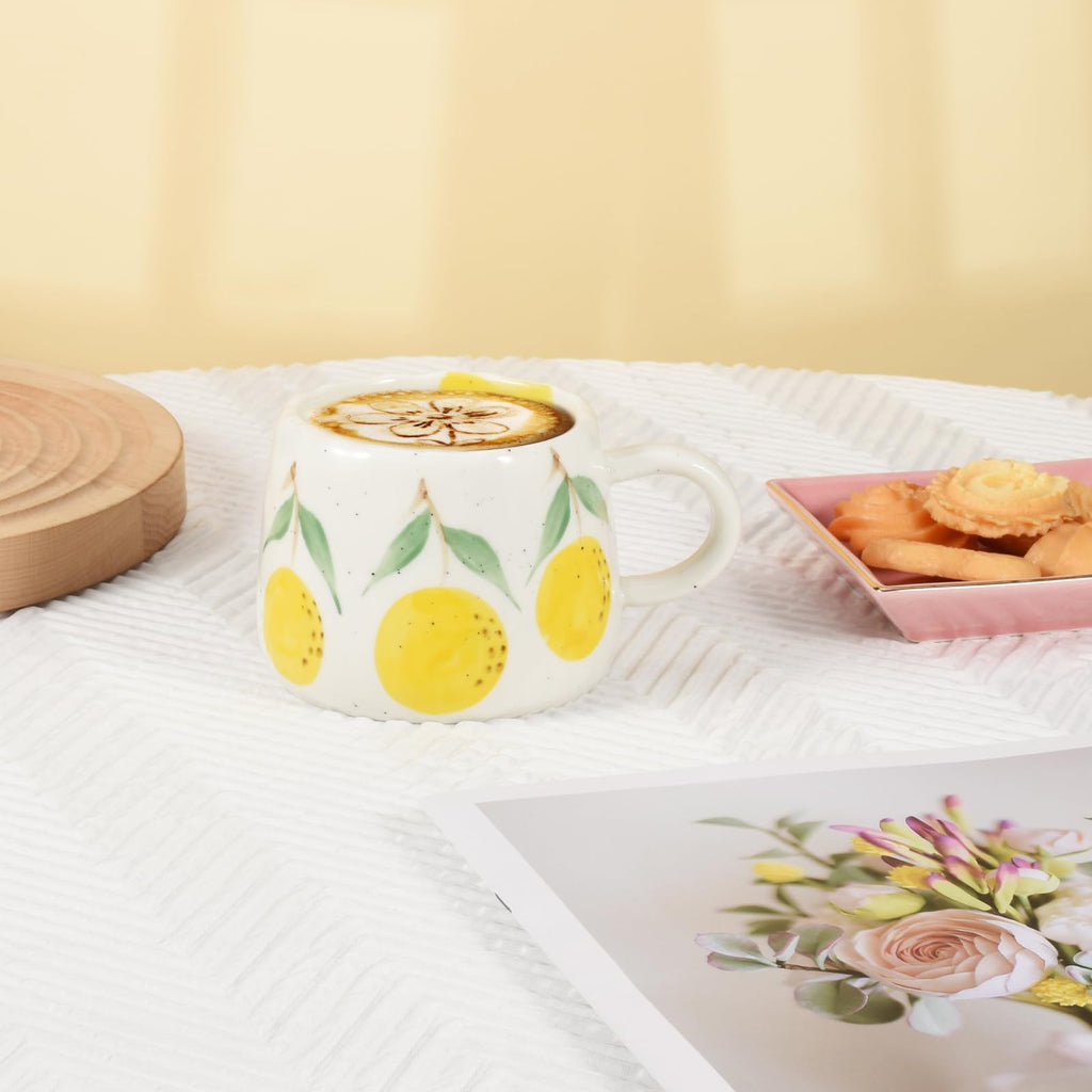 Ceramic Mug, Cute Fruit Creative Mugs Design, Printed Cup, 10 oz/300 ml for Latte Tea Milk