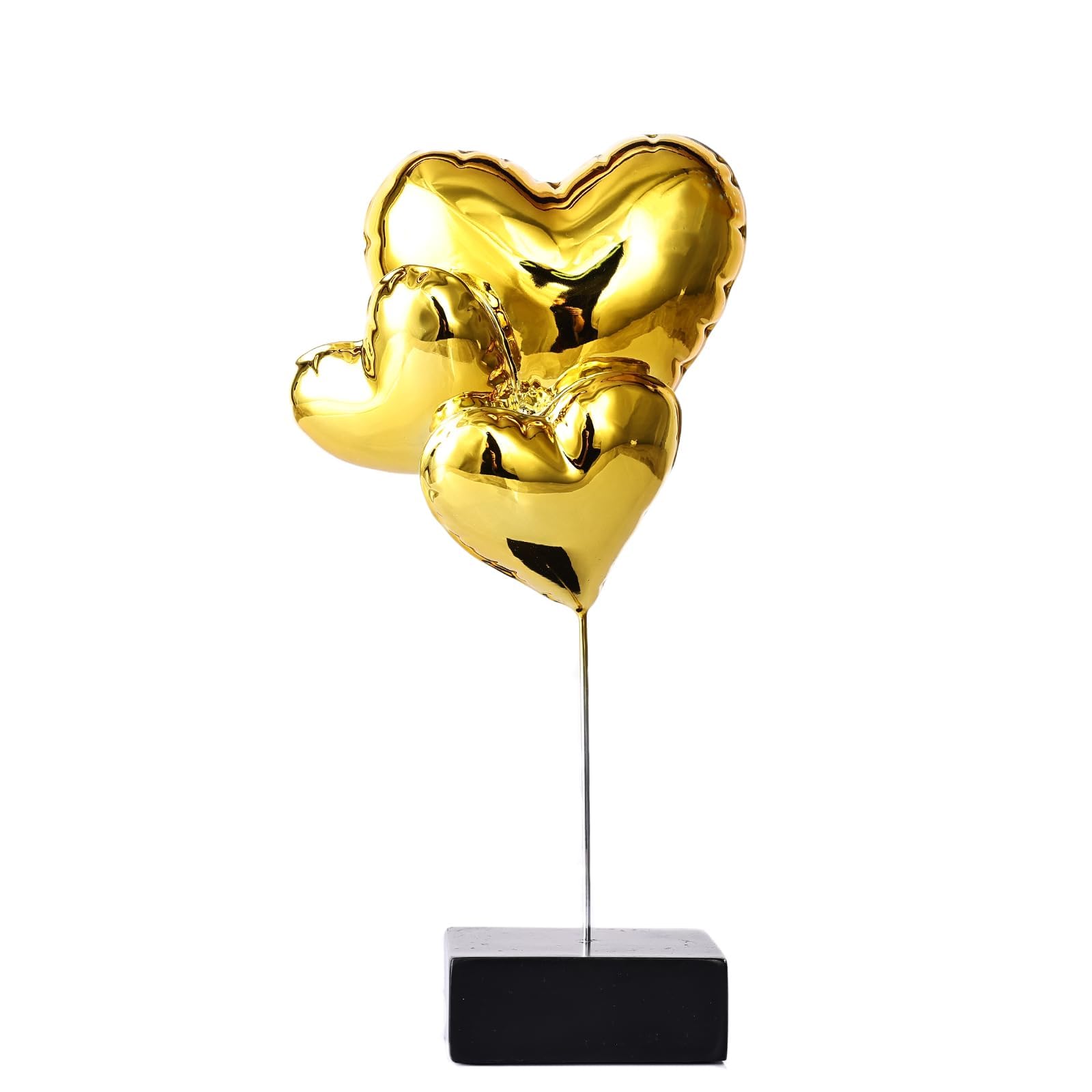 Heart Decor Love Statue Modern Figurines