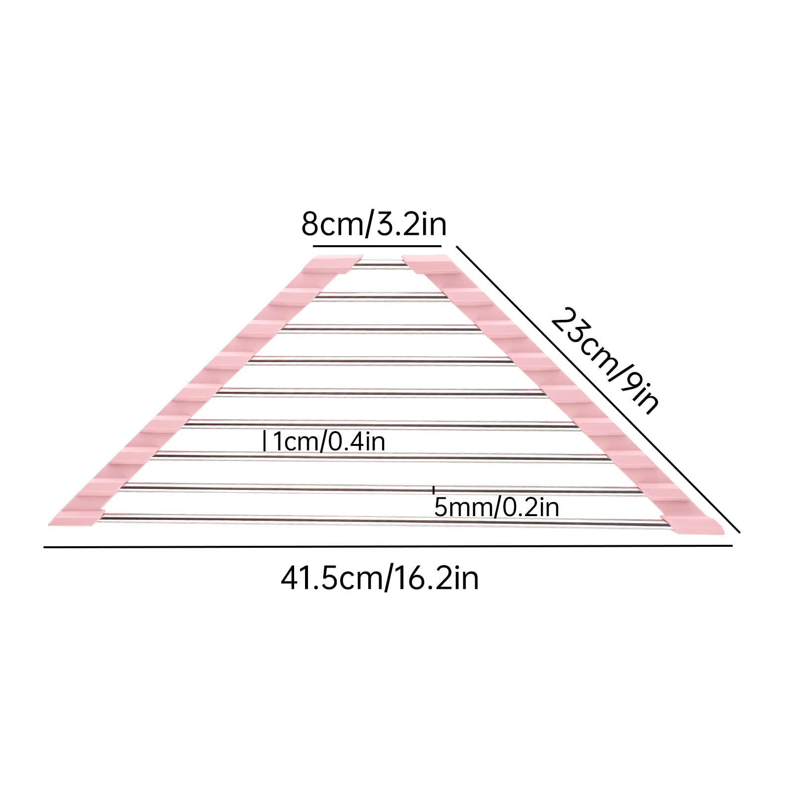 Triangle Foldable Dish Drying Rack, Small Roll-Up - Stainless Steel Over Sink Drainer for Kitchen Sink Corner, Rustproof
