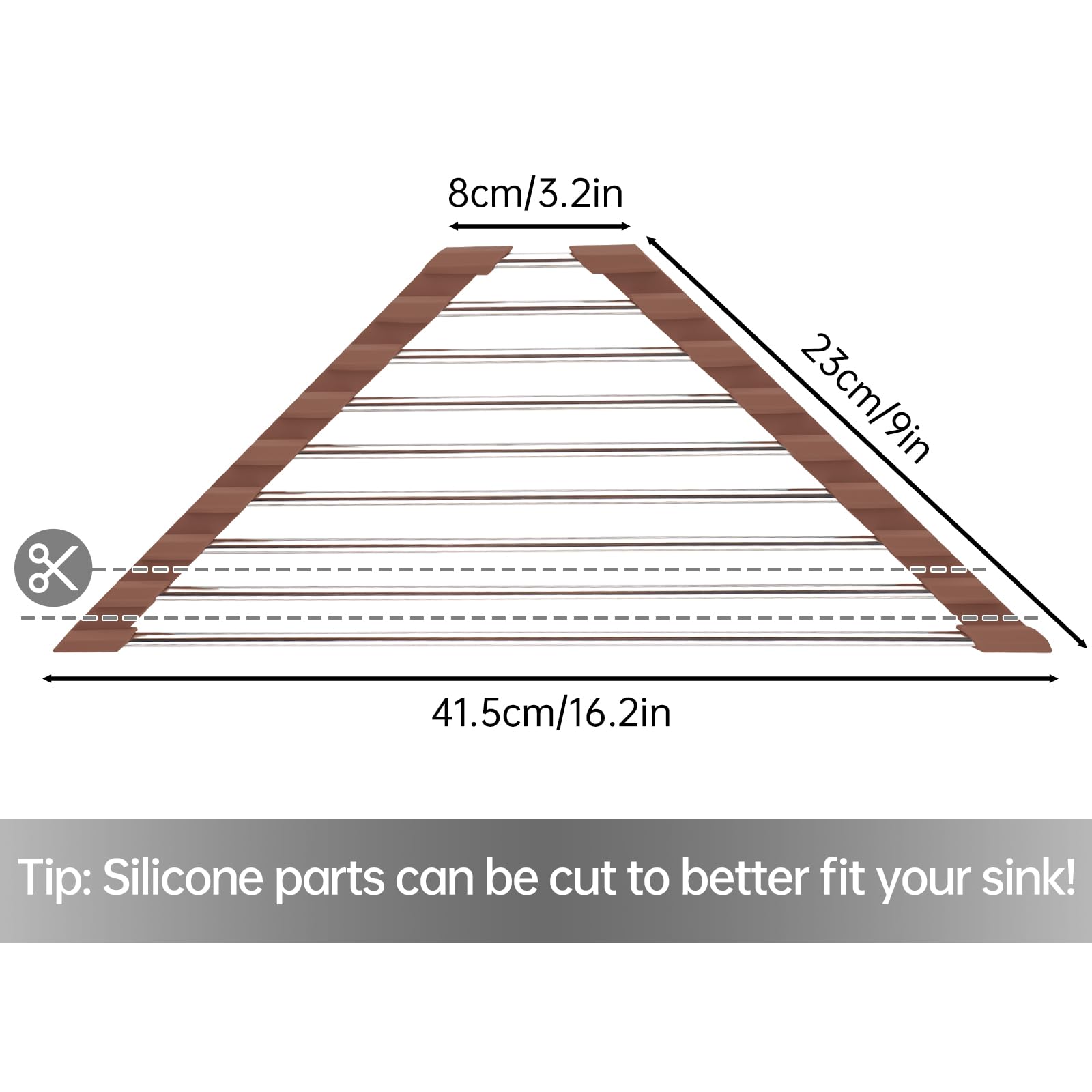 Triangle Foldable Dish Drying Rack, Small Roll-Up - Stainless Steel Over Sink Drainer for Kitchen Sink Corner, Rustproof