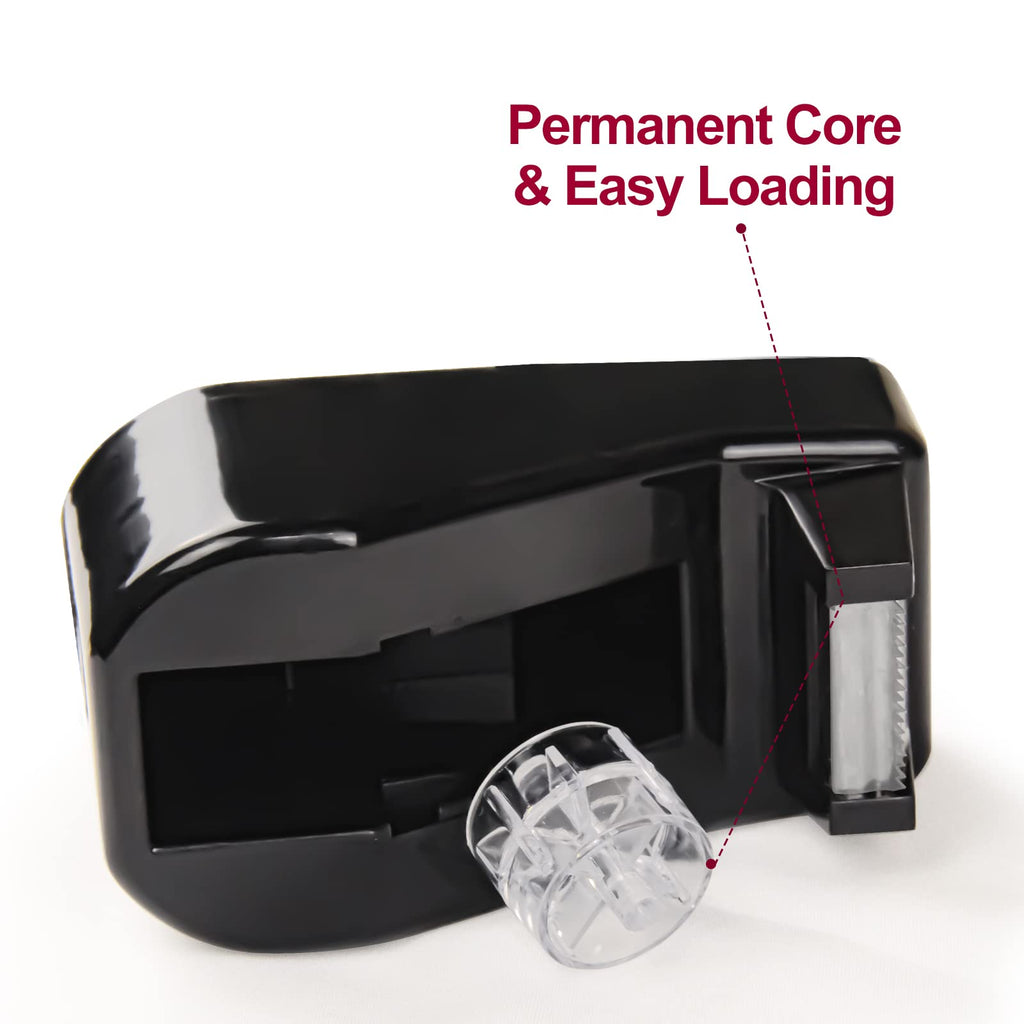 Desktop Tape Dispenser Adhesive Roll Holder with Weighted Nonskid Base, 1Pcs (Tape not Included)