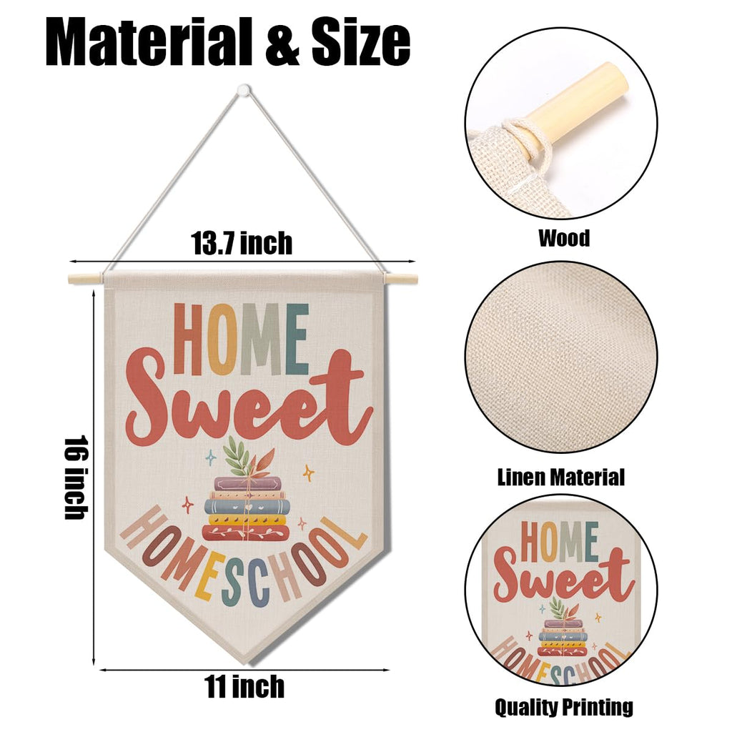 Preppy Positive Affirmations Wall Hanging Pennant Flag â€?Aesthetic Decor for Classroom, Bedroom, or Home