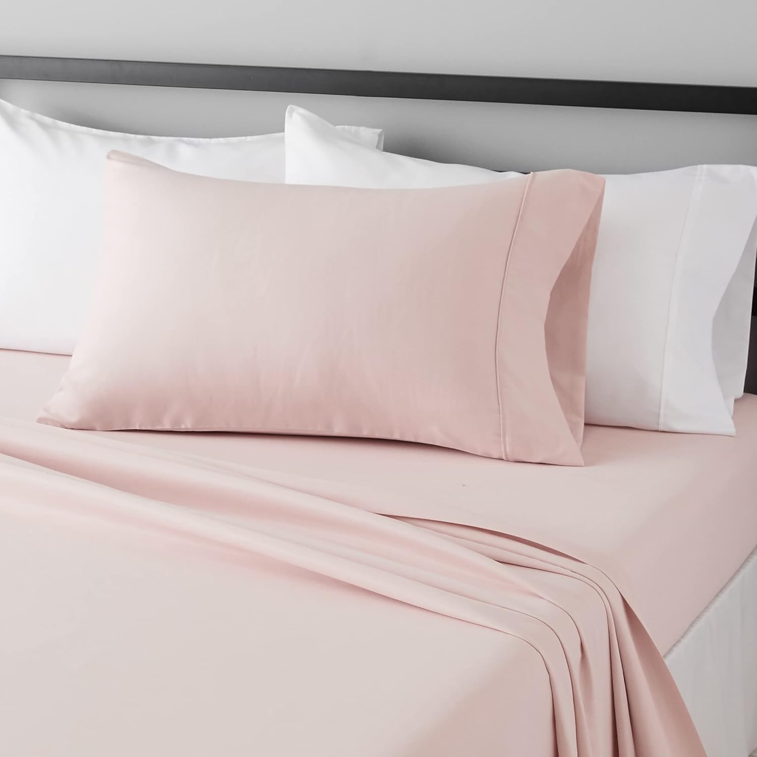 Lightweight Super Soft Easy Care Wrinkle Free Microfiber 3 Piece Bed Sheet Set with 14-Inch Deep Pockets Bedding