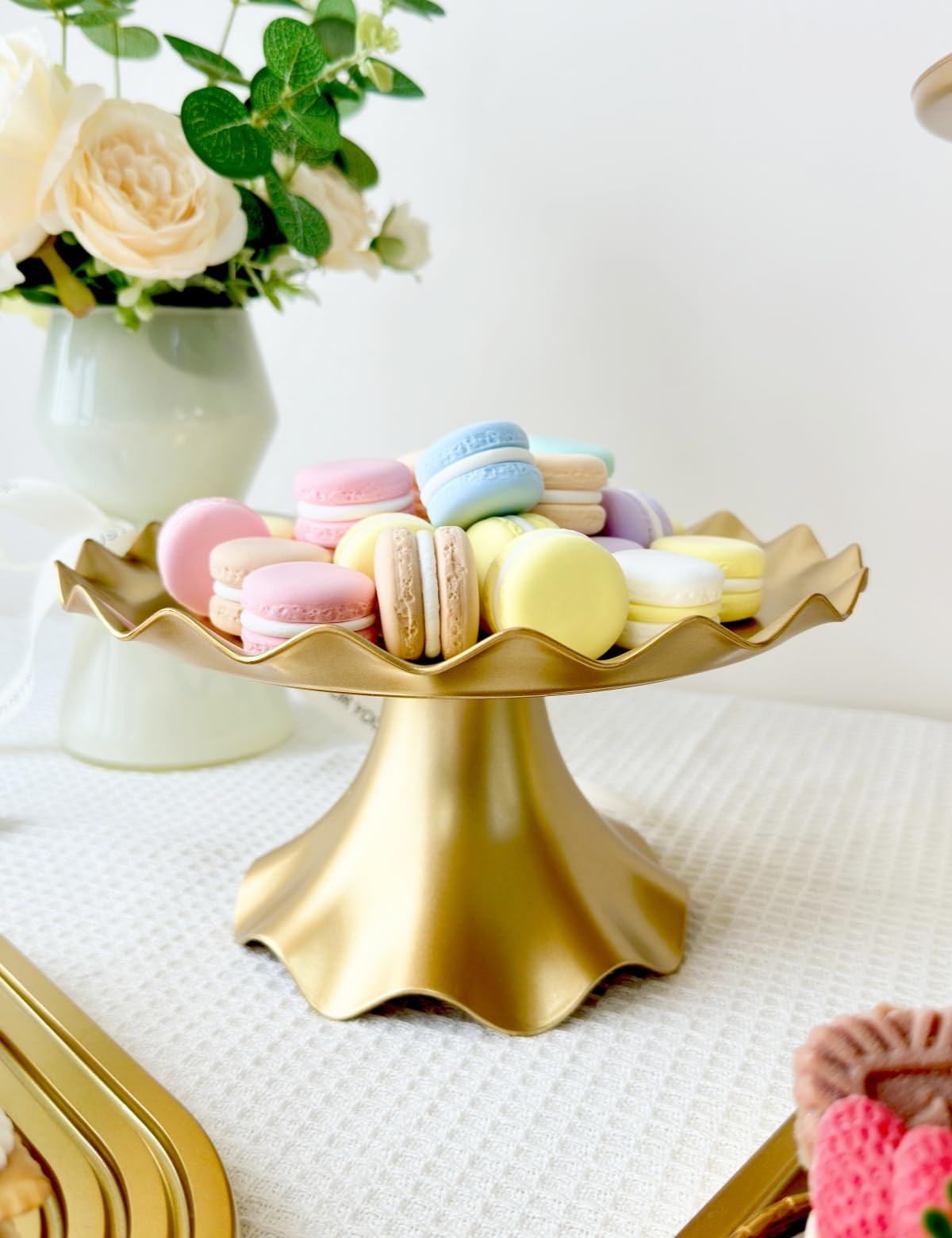 Cake Stand Set, Laced Cake Stand, Mini Cupdake Holder 3 Pcs