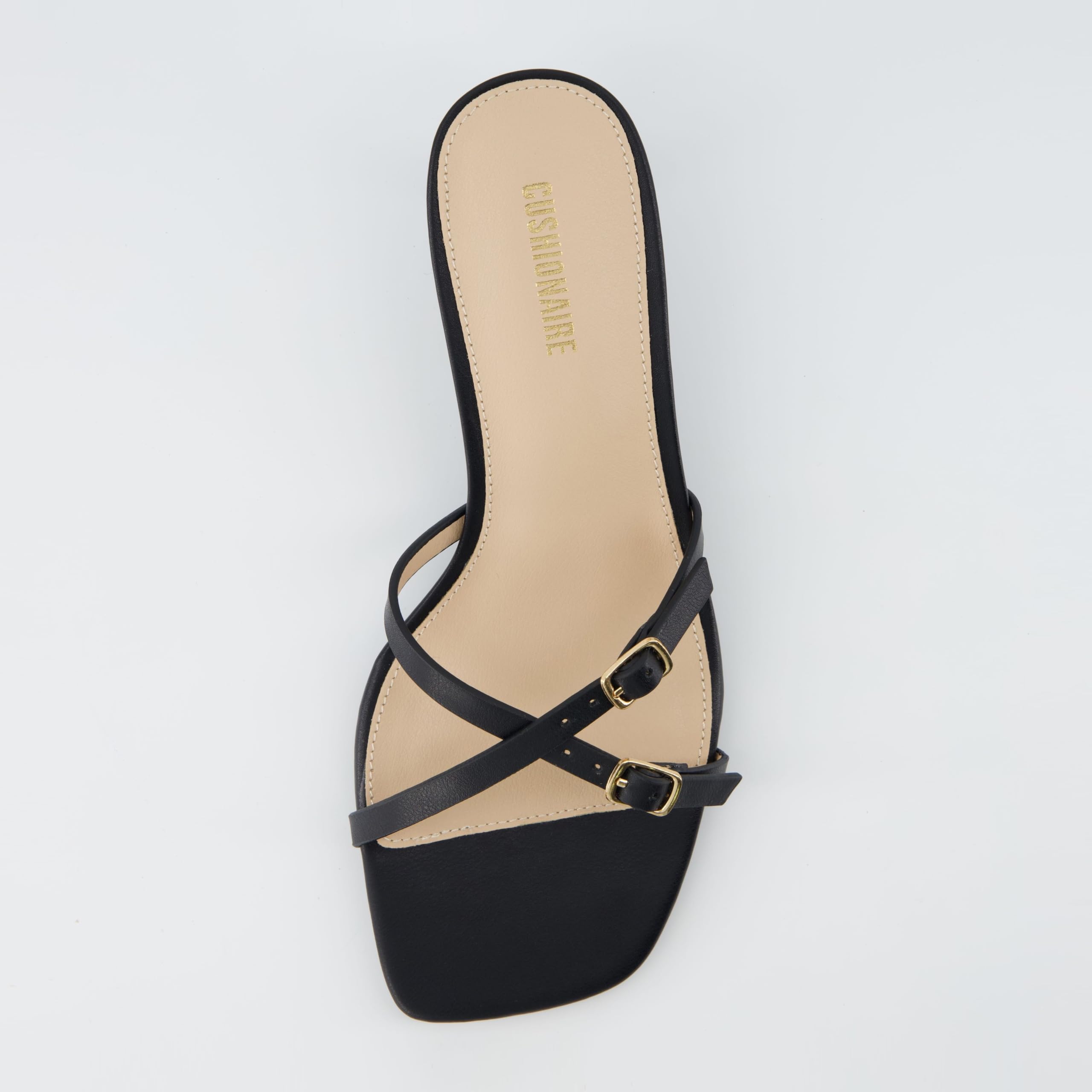 Women's Kitten Heel Sandals + Memory Foam