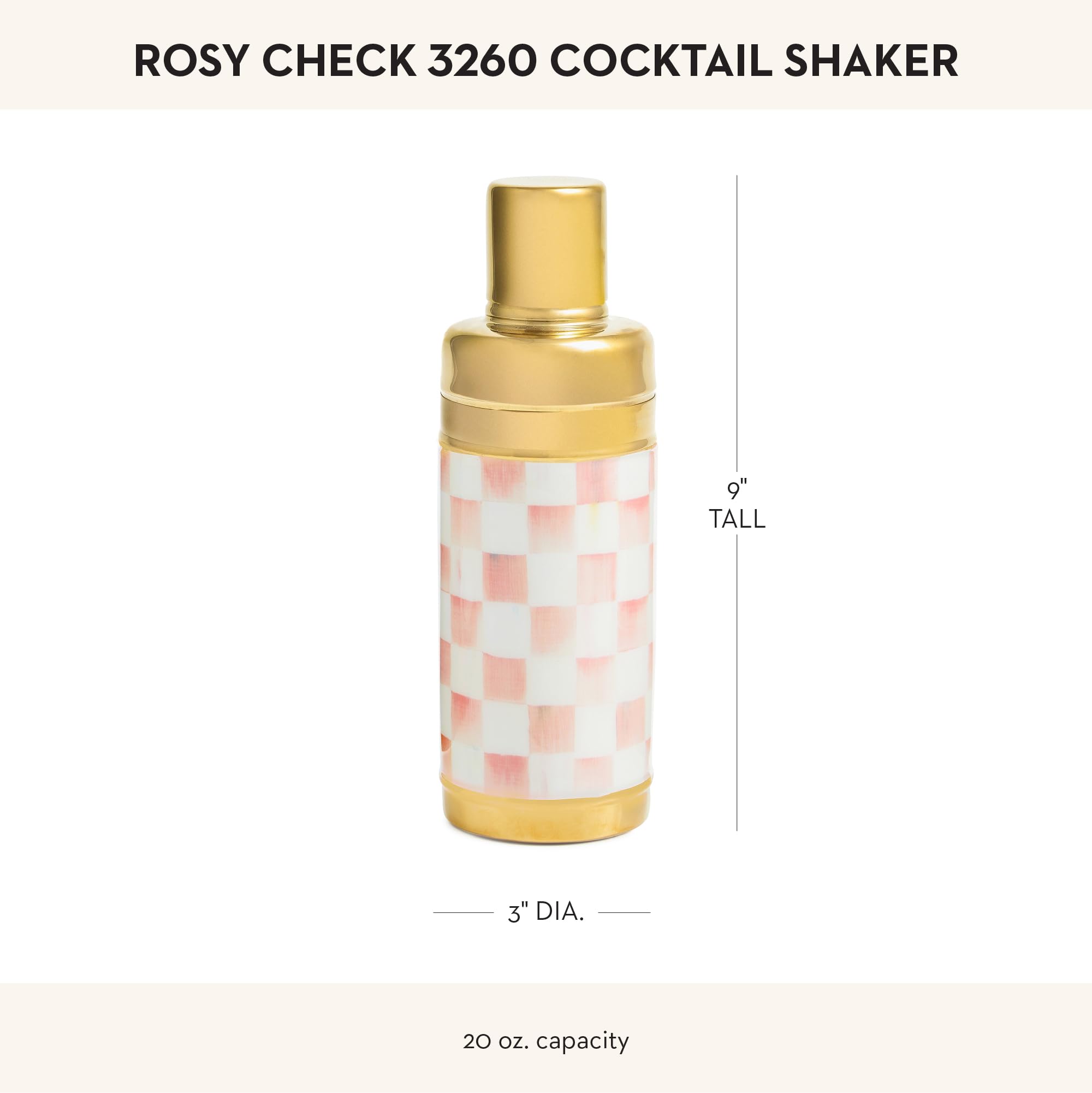 Cocktail Shaker, Stainless-Steel Shaker Cup with Lid, Bartender Equipment for Home, 20 Ounces