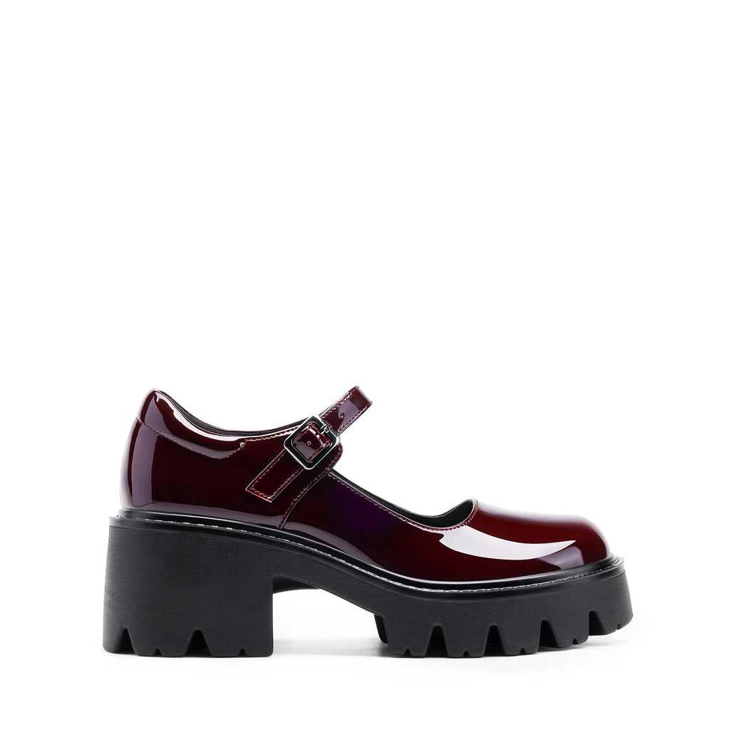 Women's Mary Janes Shoes -  Platform Dress Low Heel Chunky Pumps Round Toe Ankle Strap Pumps Shoes Oxfords