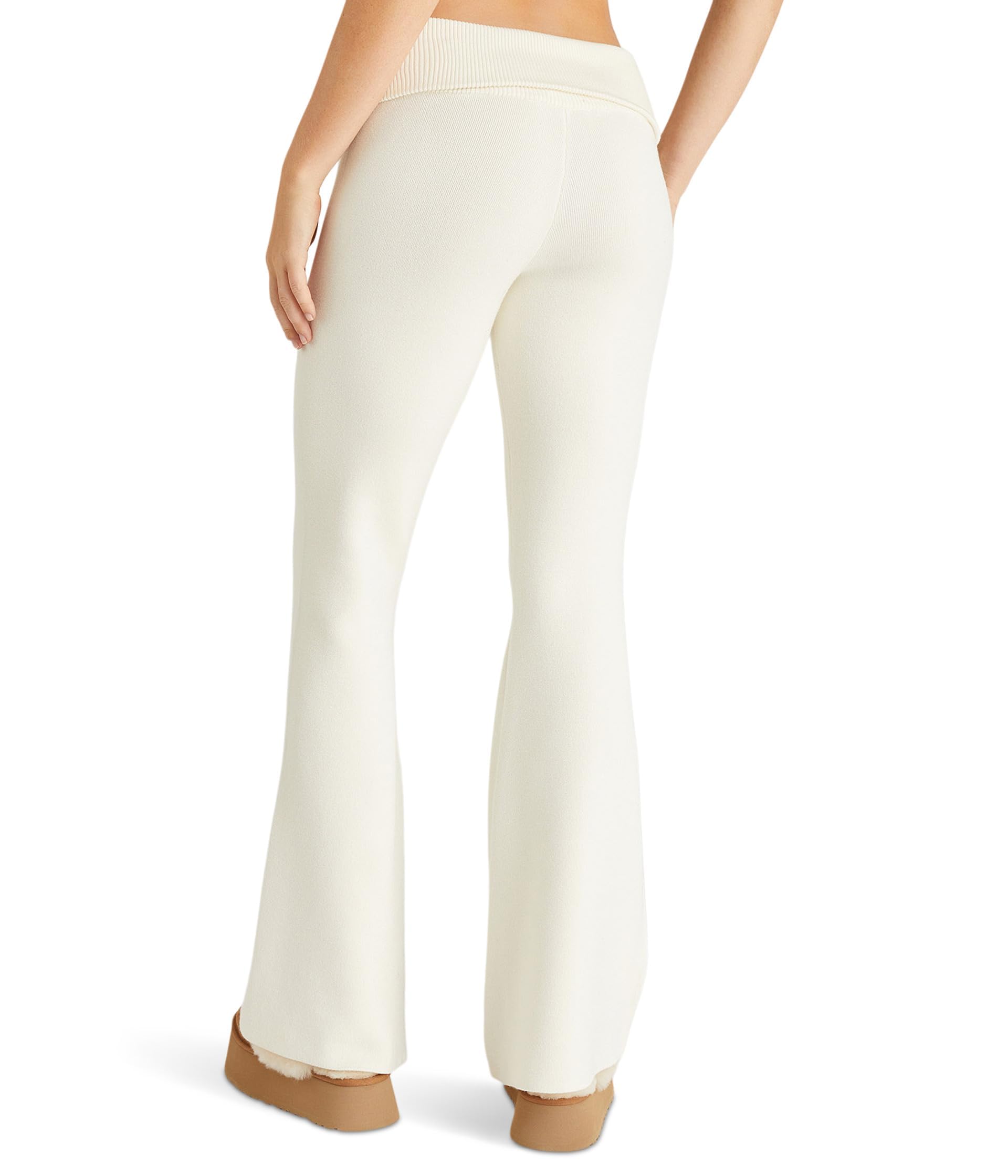 Juicy Couture Fold-Over Waistband Sweater Wide Leg with Bling