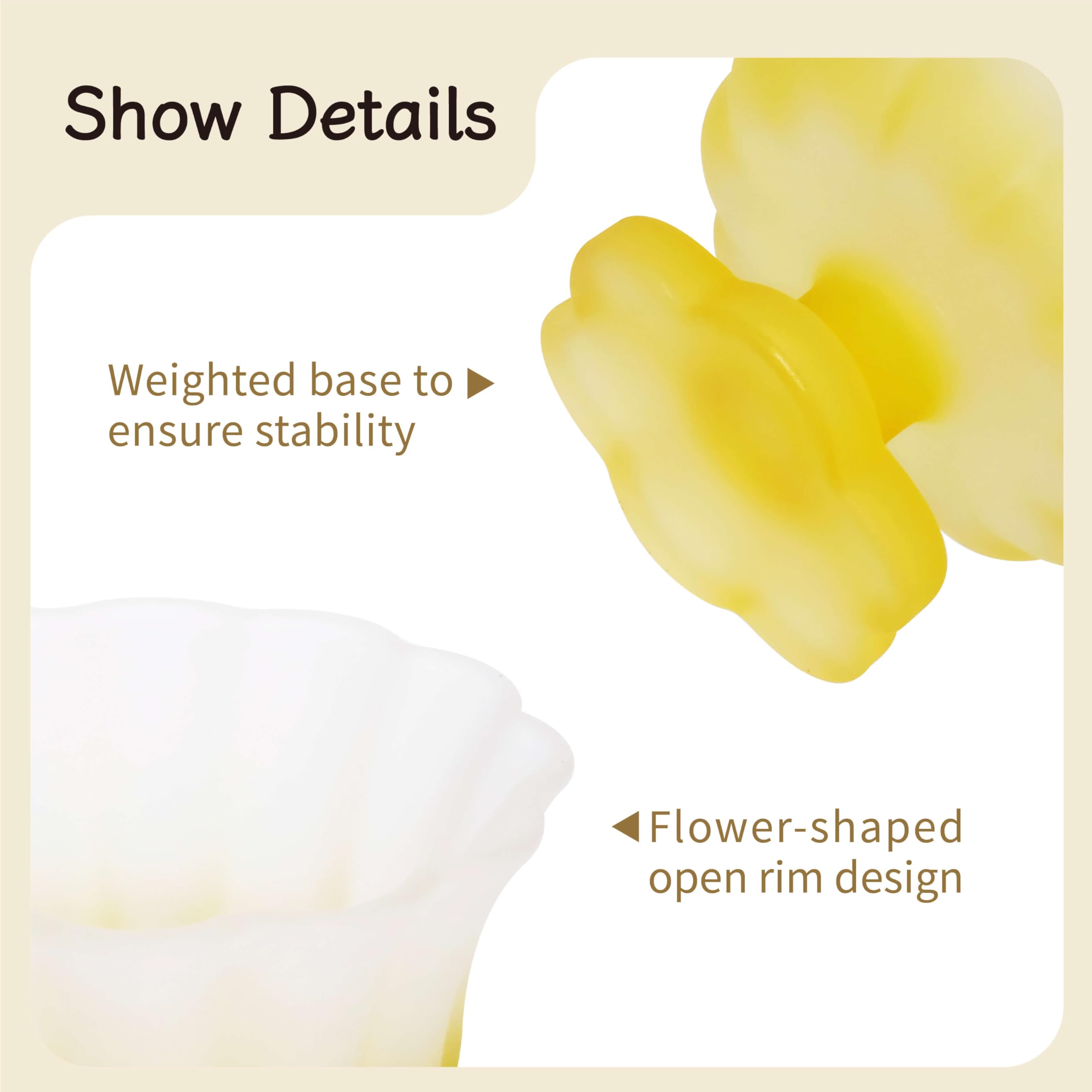 Matte Gradient Finish Glass Dessert Bowl with Heavy Base, 240ml (8.1oz)