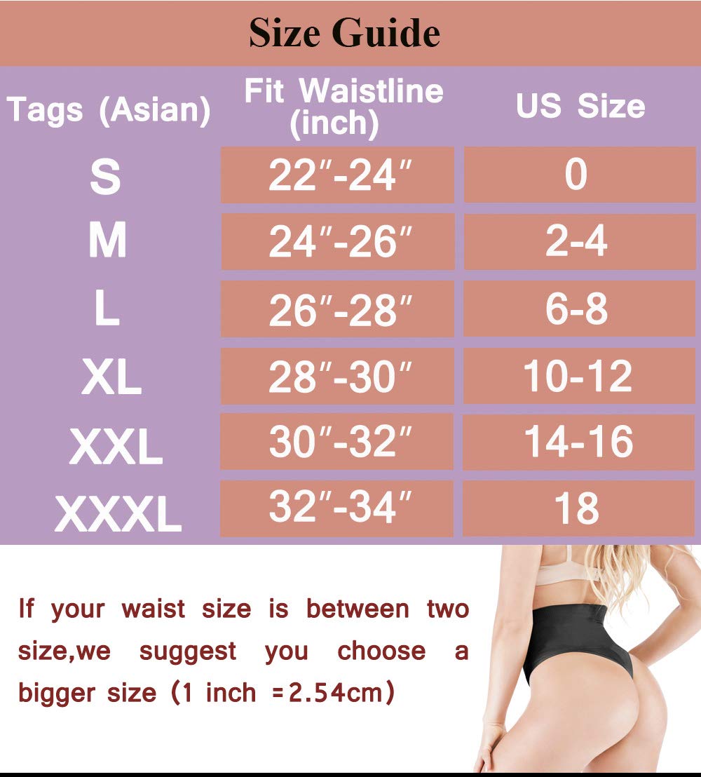 Thong Shapewear Tummy Control Panties Body Shaper for Women Butt Lifter Seamless Panty Girdle Underwear