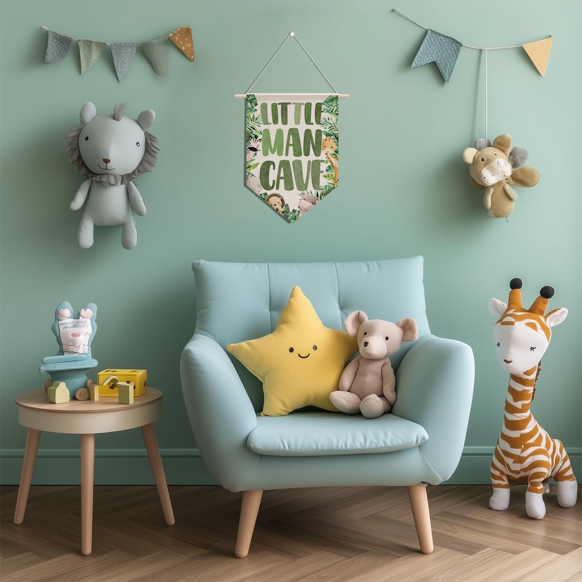 Preppy Positive Affirmations Wall Hanging Pennant Flag â€?Aesthetic Decor for Classroom, Bedroom, or Home