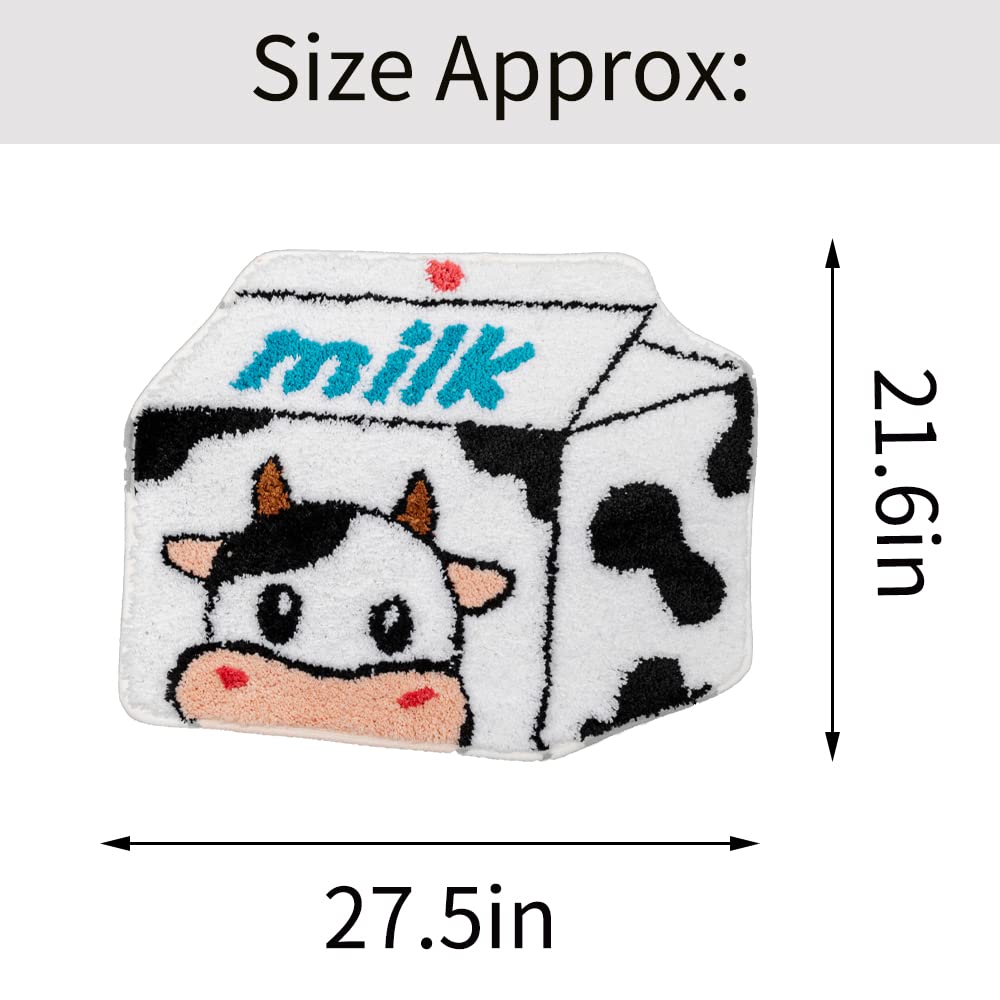 Shaped Rug Fruits Animals Bath Mat Area Rug Non-Slip Bathroom Door Mat for Bedroom Bathroom Kitchen Cartoon Area Rug for Bathroom Soft Bathmat Home Decor