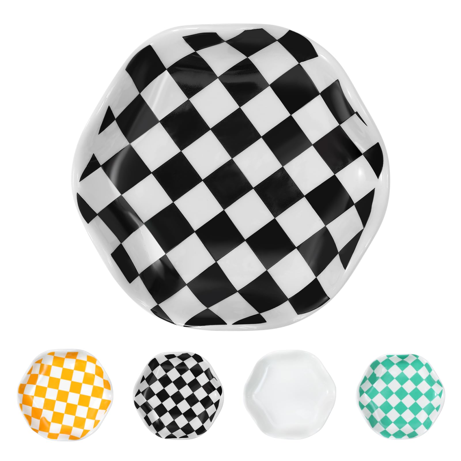 Ceramic Spoon Rest for Stove Top, 5.3 Inch Kitchen Counter Holder, Coffee and Cooking Utensil Rest, Heat-Resistant