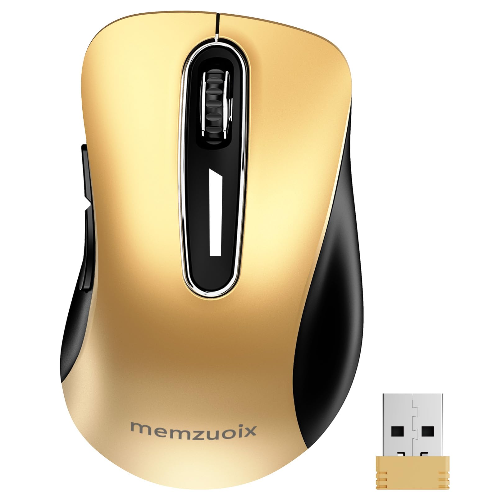 Portable Computer Wireless Mouse for Laptop, PC, Desktop, MacBook, 5 Buttons