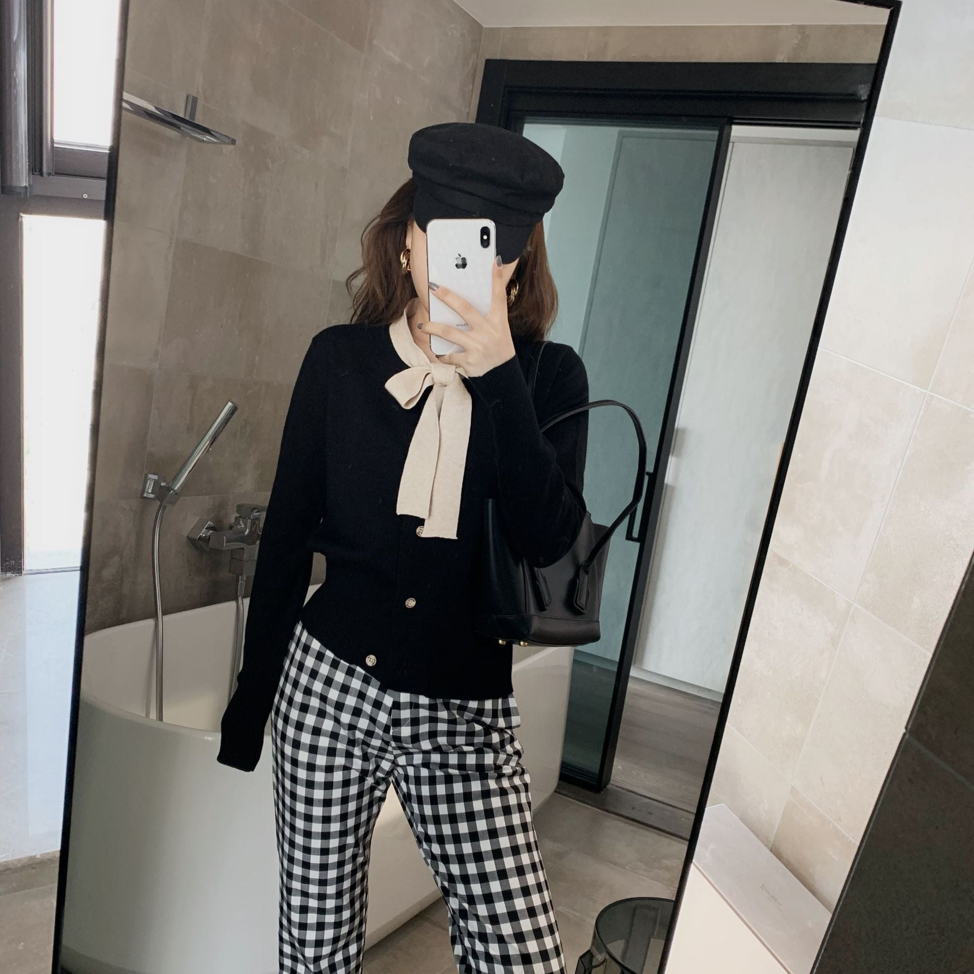 Women's Bow Knit Top