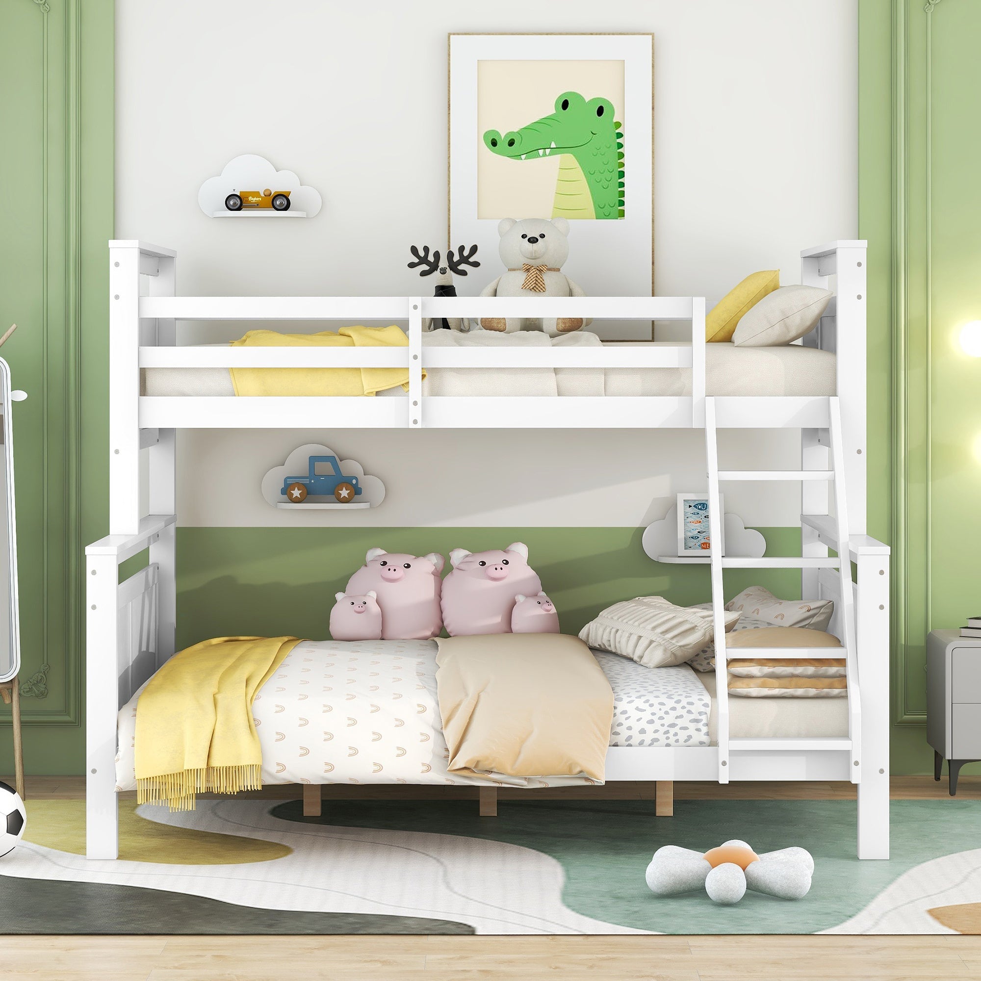 White Children's Double Bed
