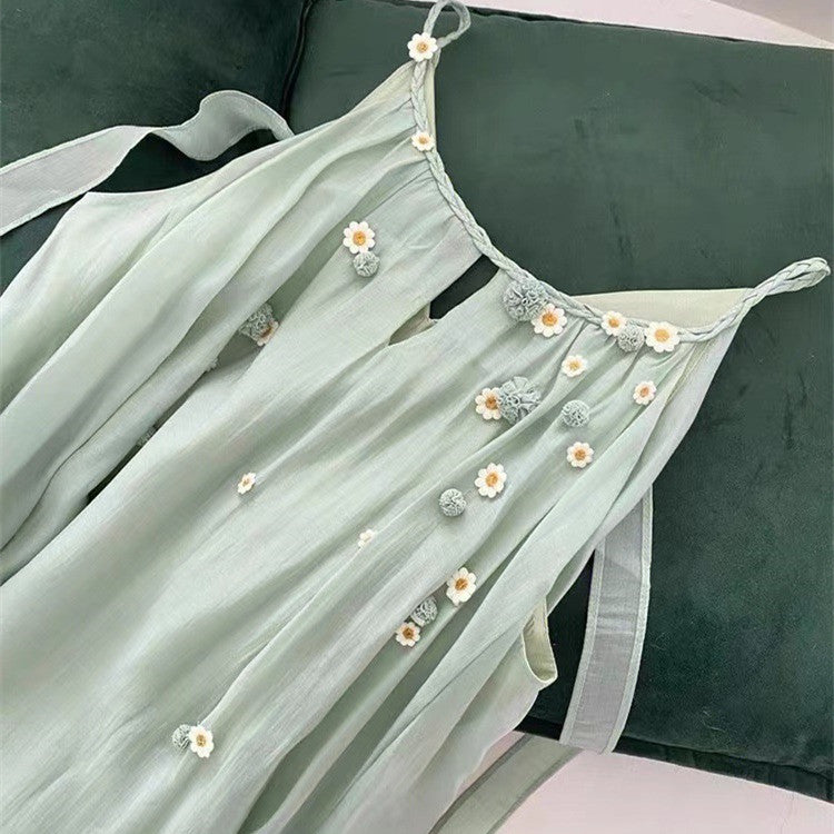 Women's Fashion Temperament Thin Halter Dress