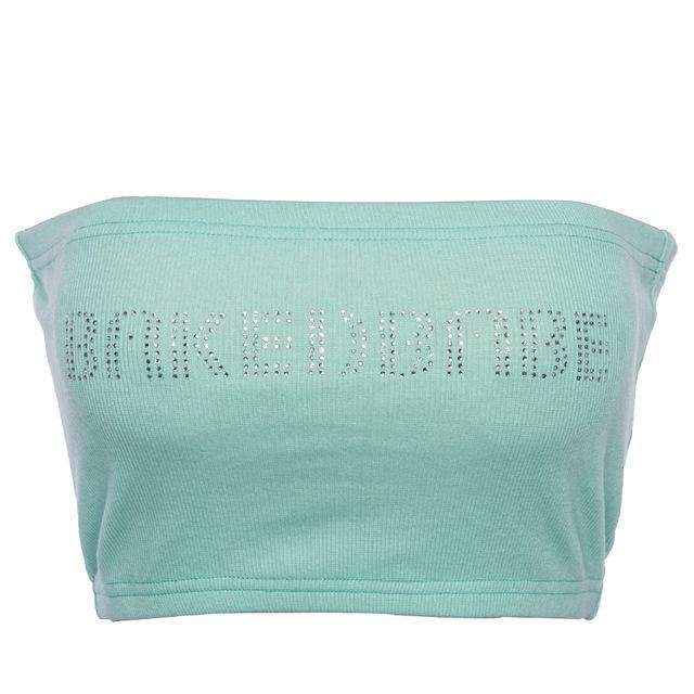 Female BAKED BABE SEQUIN TUBE TOP