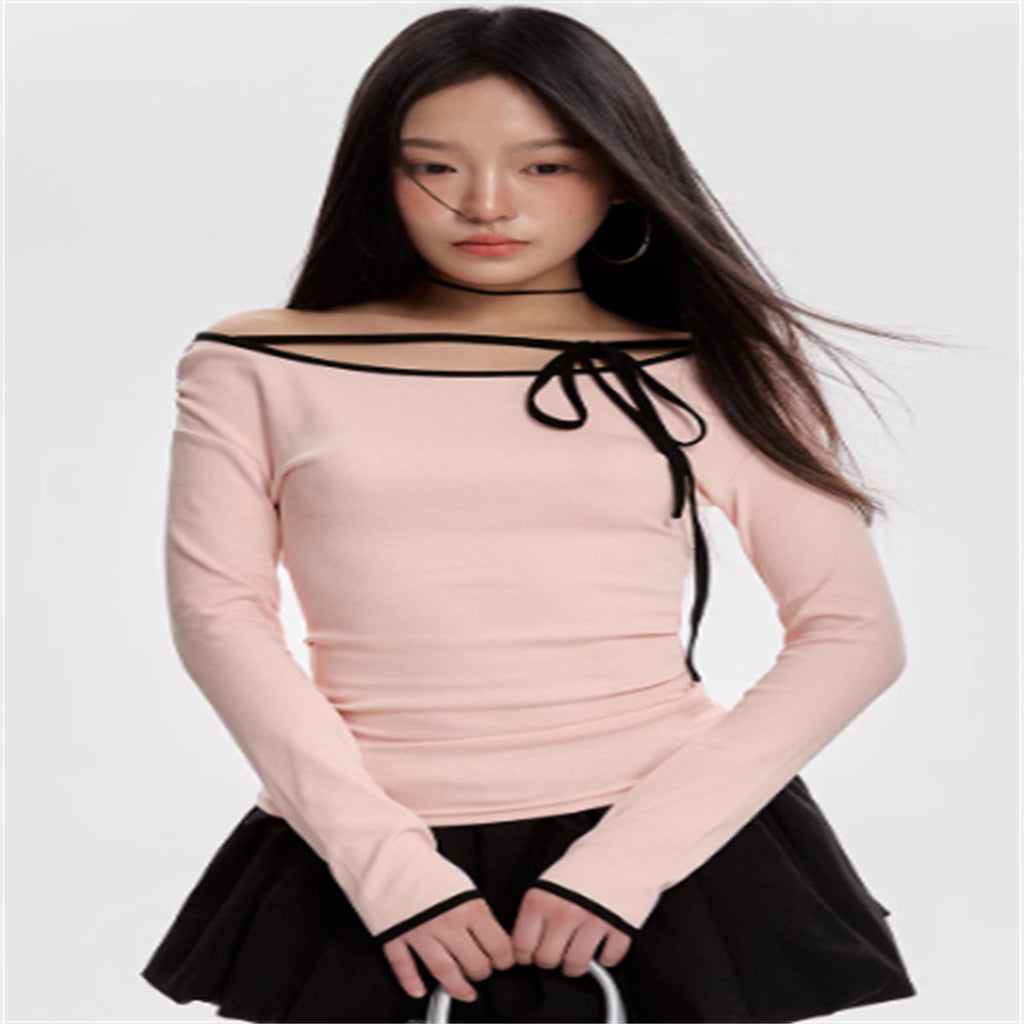 Slim Fit And Versatile Sweet And Cool Hot Girl Short Top