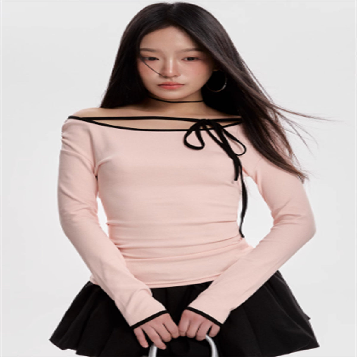 Slim Fit And Versatile Sweet And Cool Hot Girl Short Top