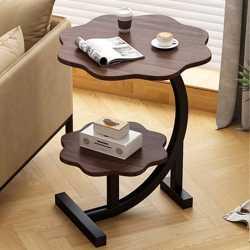 Small Creative Double Layer Round Table