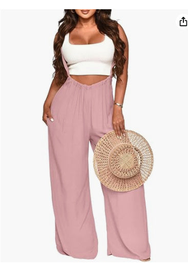 Women's Jumpsuit Casual Loose Sleeveless
