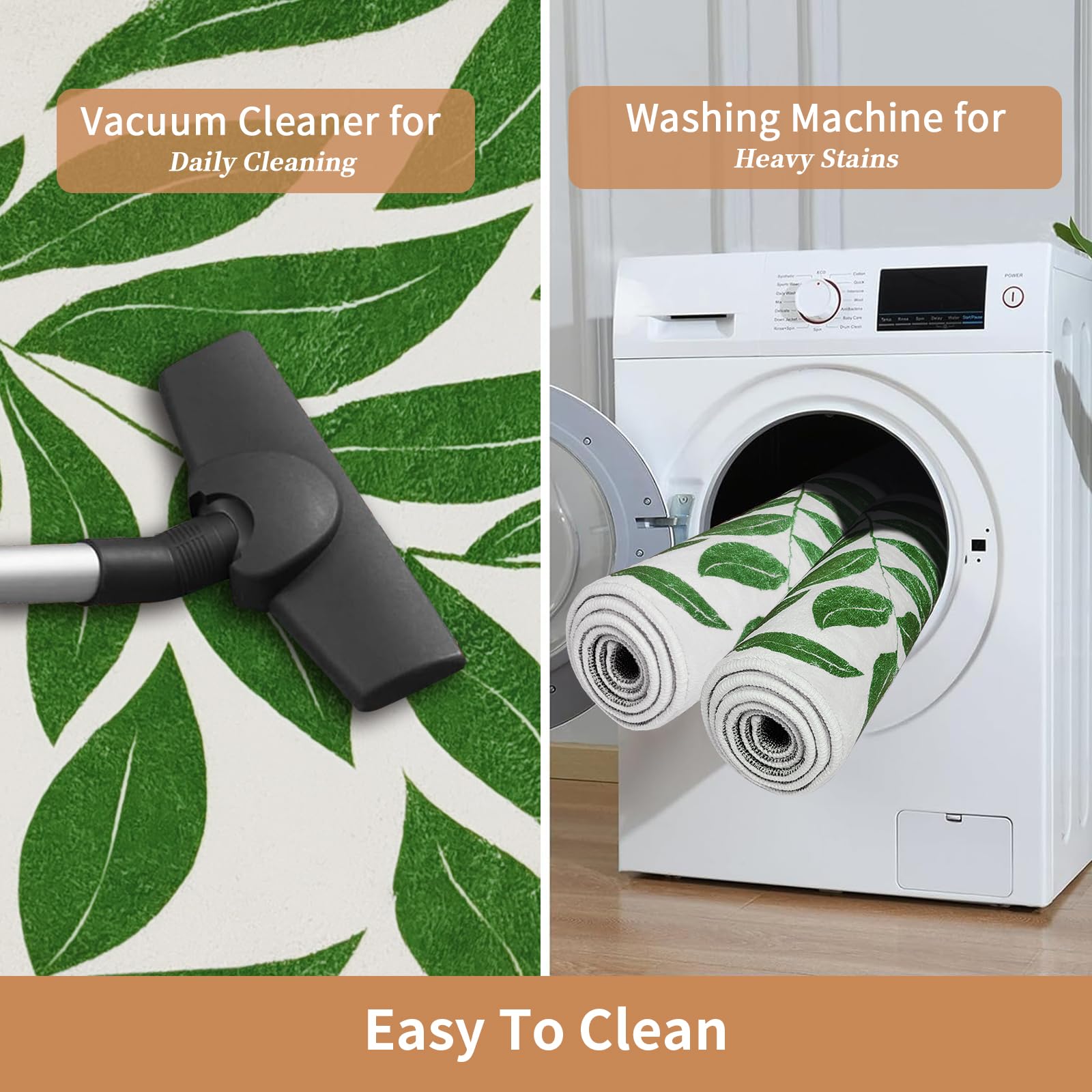 Long Bathroom Rug, Cute Coquette Absorbent Non Slip Bathroom Mat Soft Plush Washable, Decor for Bedroom Hallway Kitchen 16"×48"