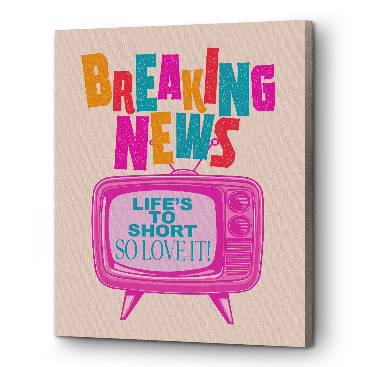 Preppy Canvas Wall Art Aesthetic Poster Girls Room Decor Quirky Girly Paintings Wall Decor