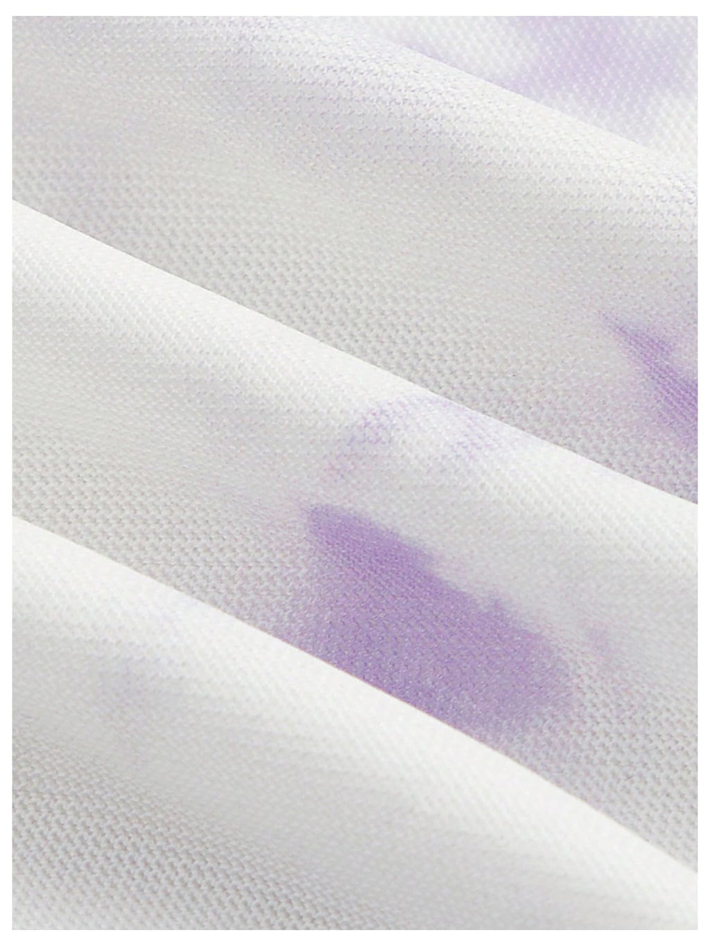 Verdusa Women's Floral Print Mesh Bell Sleeve Tie-Front Top with Lettuce Trim