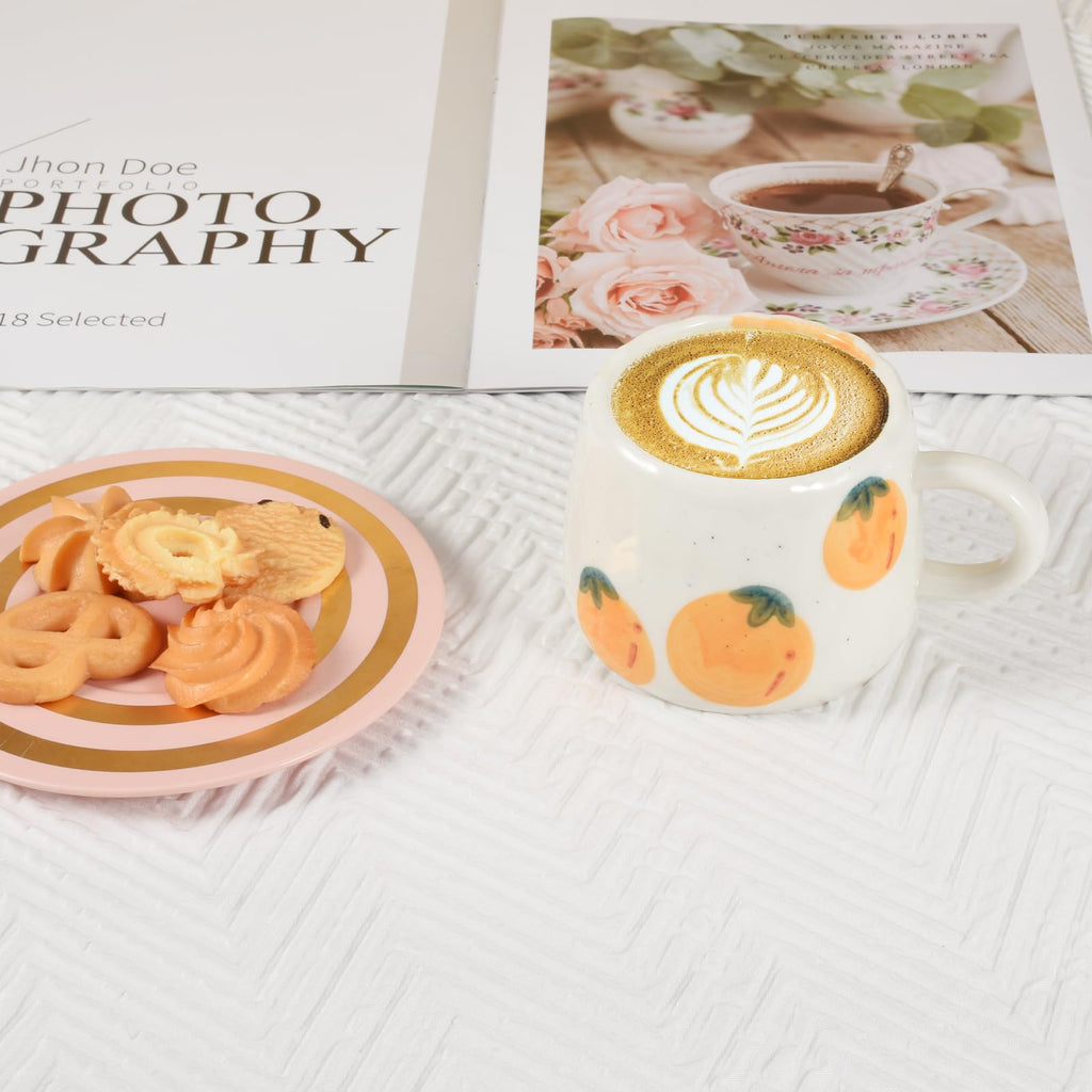 Ceramic Mug, Cute Fruit Creative Mugs Design, Printed Cup, 10 oz/300 ml for Latte Tea Milk
