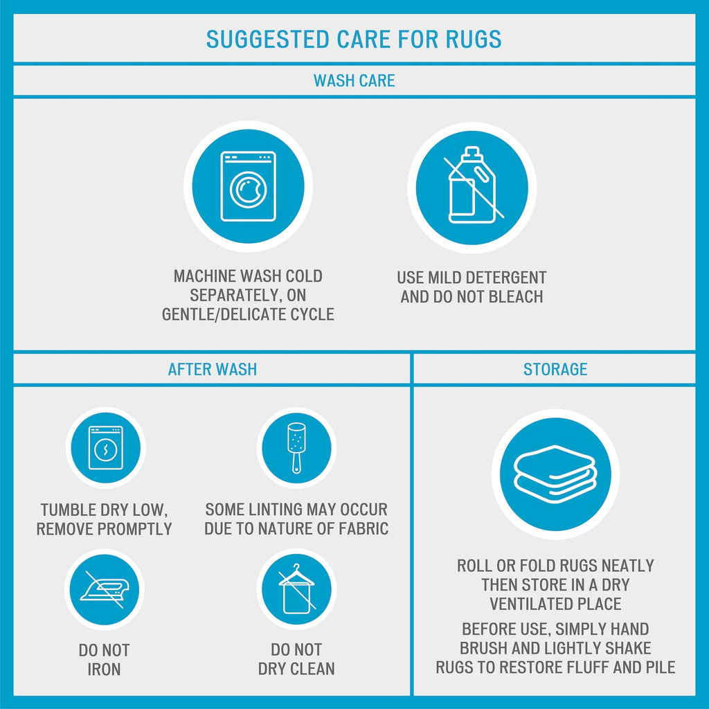 Medallion Floral Pattern Bath Mat 100% Cotton Tufted Bathroom Rugs Luxurious Plush Absorbent, Quick Dry