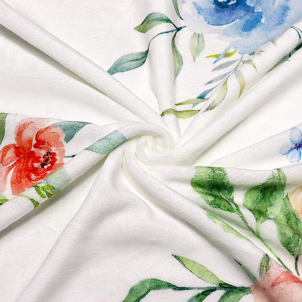 Super Soft Cozy Throw Blanket Flannel Fleece Lightweight Fuzzy Comfy Blankets for Couch Sofa Bed