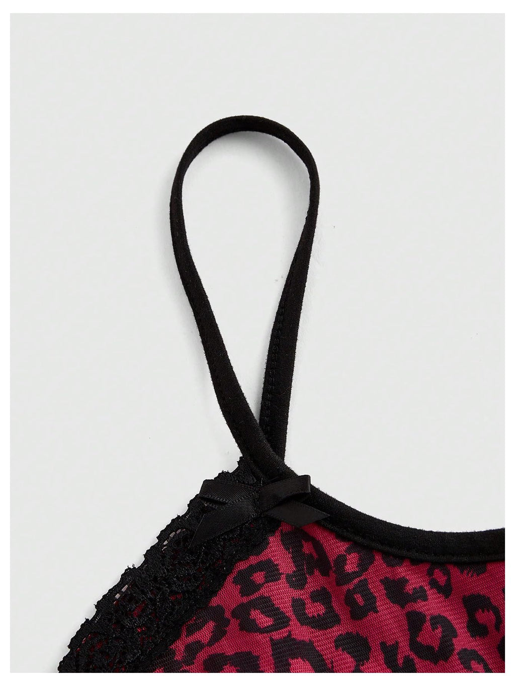 Women's Y2k Lace Trim Leopard Print Camisole Tops Sleeveless Spaghetti Strap Cheetah Crop Tank Top