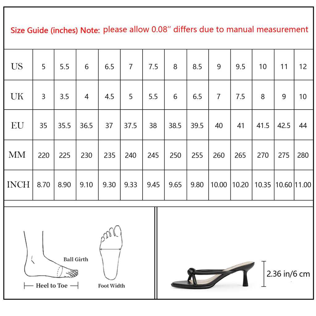 Womens Heeled Sandals Rounded Open Toe Kitten Heels Slip on Bow Mules Sandals